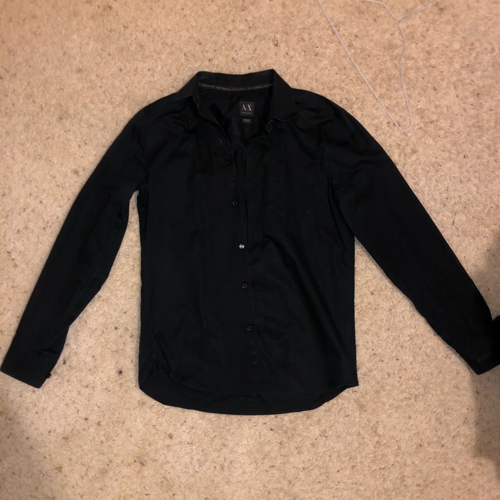 Armani exchange button down.